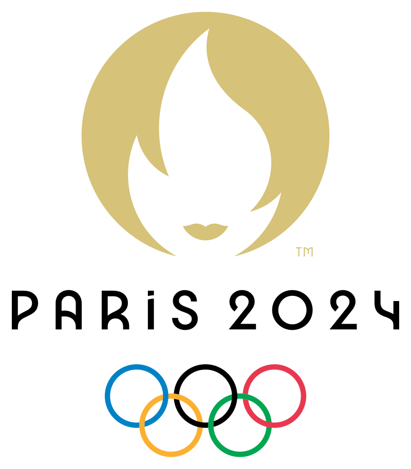 Logo for the Paris Olympics 2024.